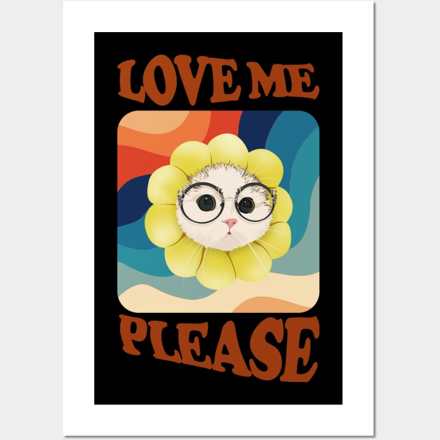 Love Me Please Wall Art by Fashion Sitejob